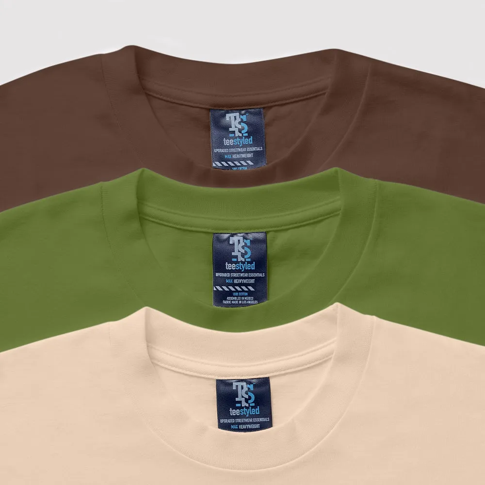 3-PACK | 9 OZ. MAX WEIGHT T-SHIRTS