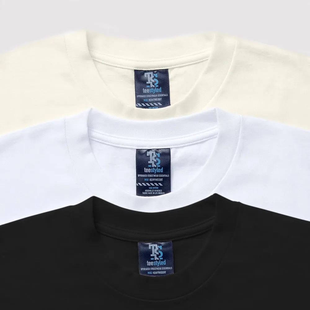 3-PACK | 9 OZ. MAX WEIGHT T-SHIRTS