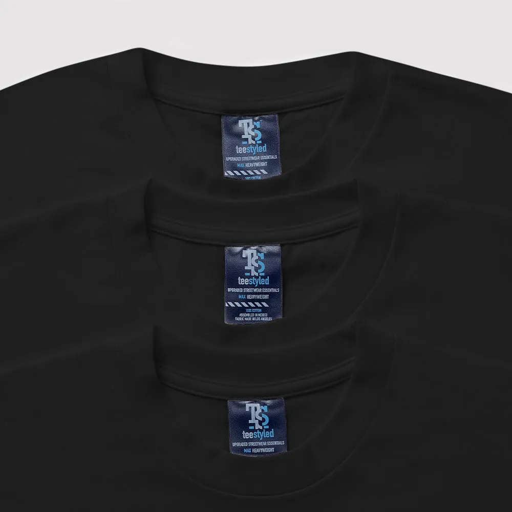 3-PACK | 9 OZ. MAX WEIGHT T-SHIRTS