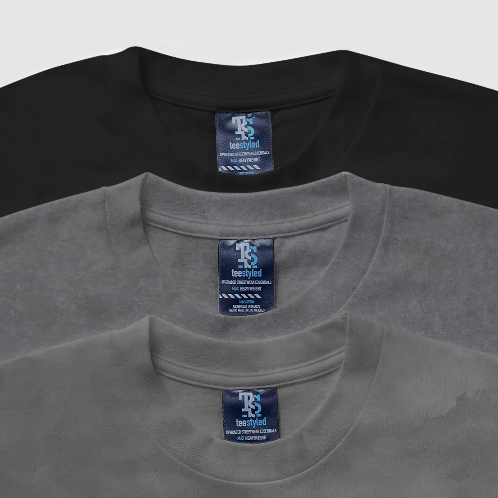 3-PACK | 9 OZ. MAX WEIGHT T-SHIRTS