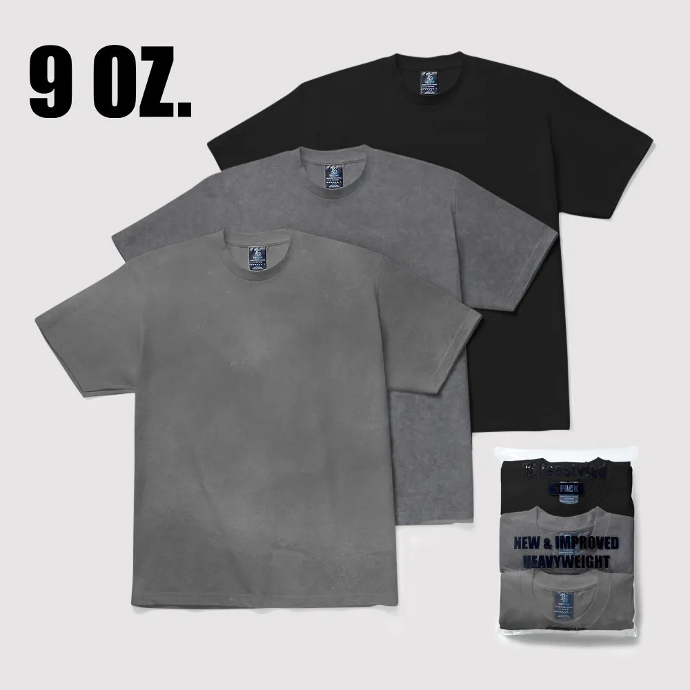 3-PACK | 9 OZ. MAX WEIGHT T-SHIRTS