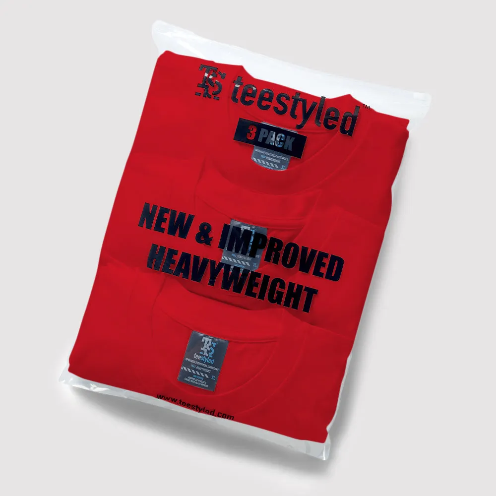 3-PACK | 9 OZ. MAX WEIGHT T-SHIRTS