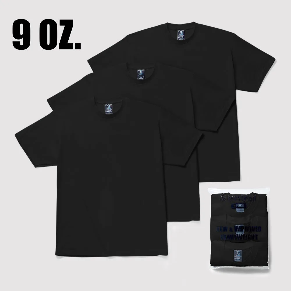 3-PACK | 9 OZ. MAX WEIGHT T-SHIRTS