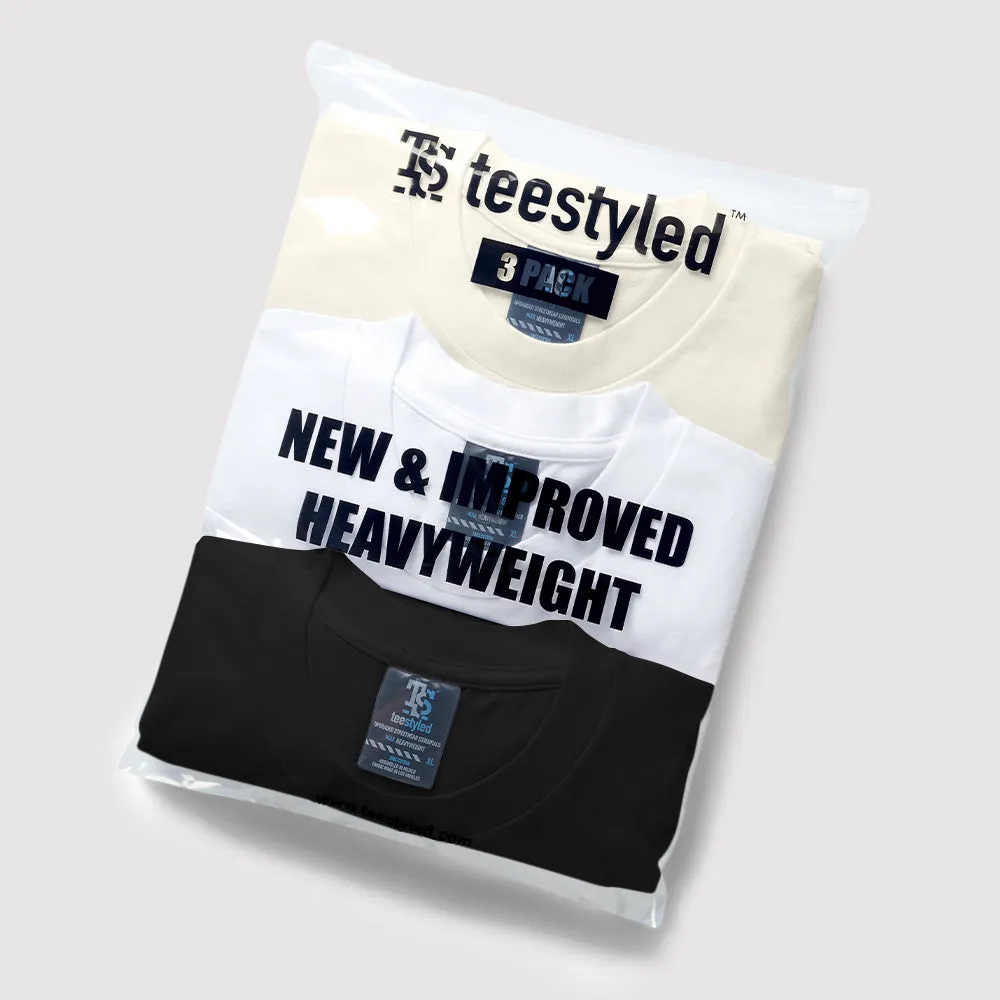 3-PACK | 9 OZ. MAX WEIGHT T-SHIRTS