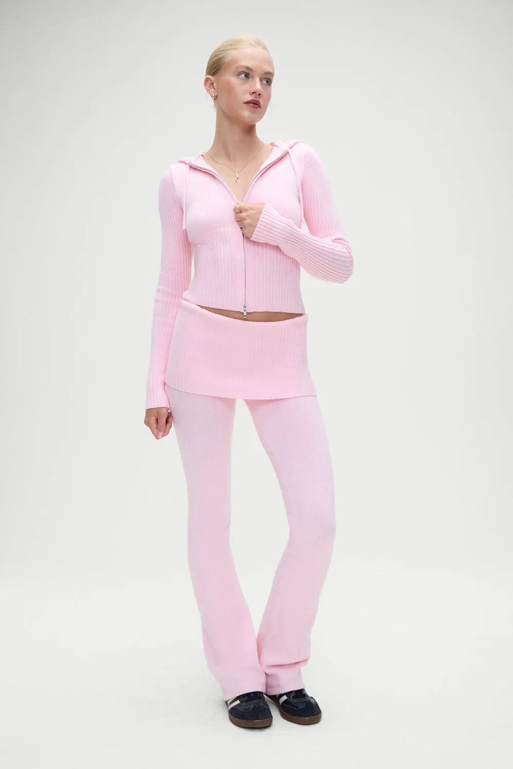 Aimee Knit Pants - Cozy Pink