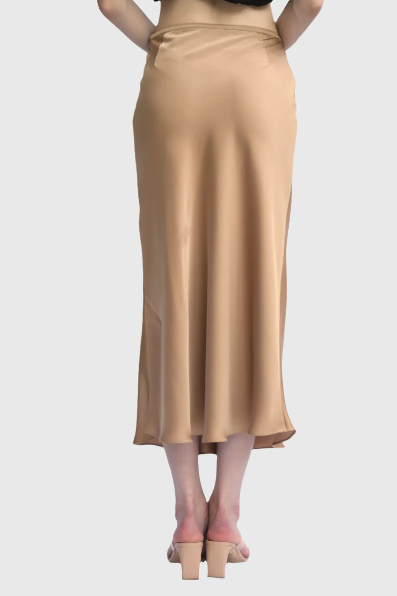 Alexa Silk Midi Skirt