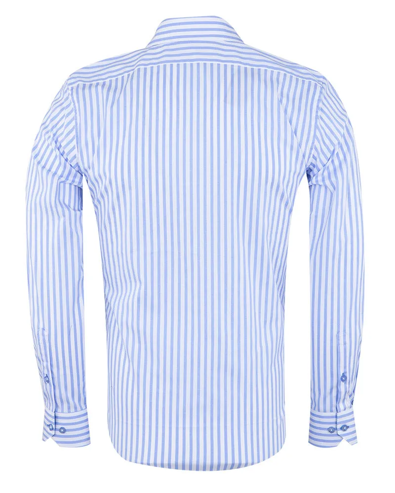 Blue Stripe Classic Men's Shirt