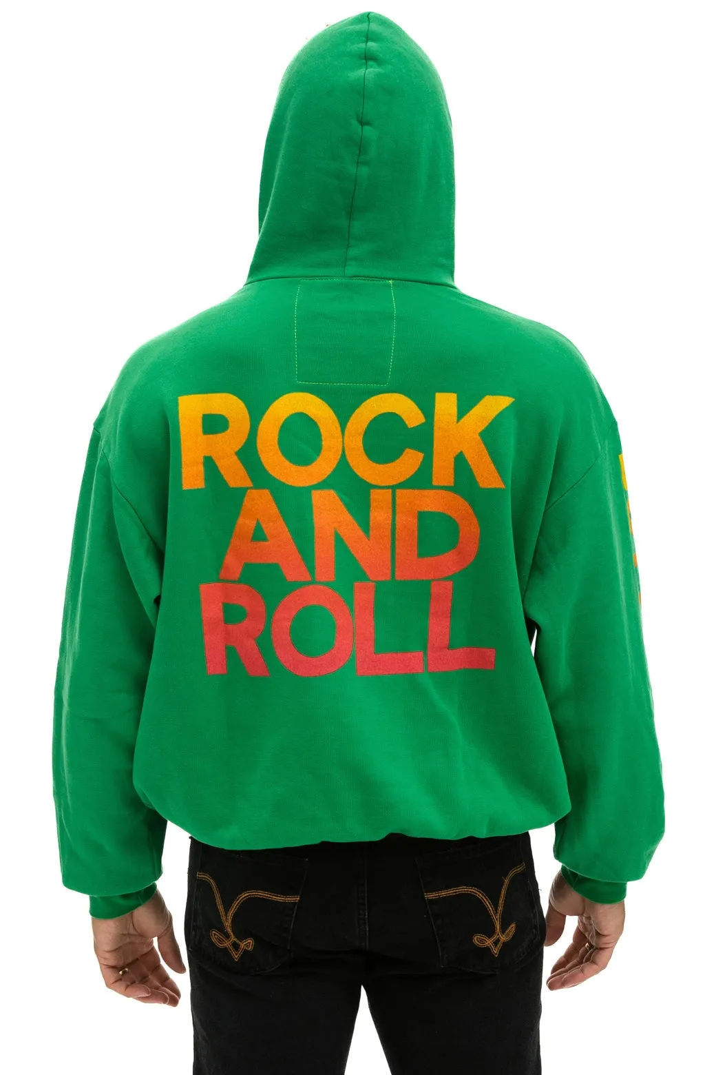 BOTTLEROCK 2024 RELAXED PULLOVER HOODIE - KELLY GREEN