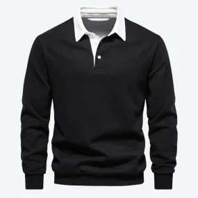 Classic Long-Sleeve Polo Shirts