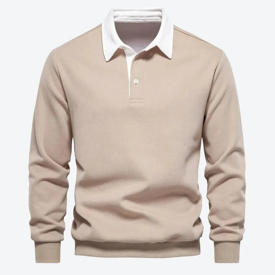 Classic Long-Sleeve Polo Shirts