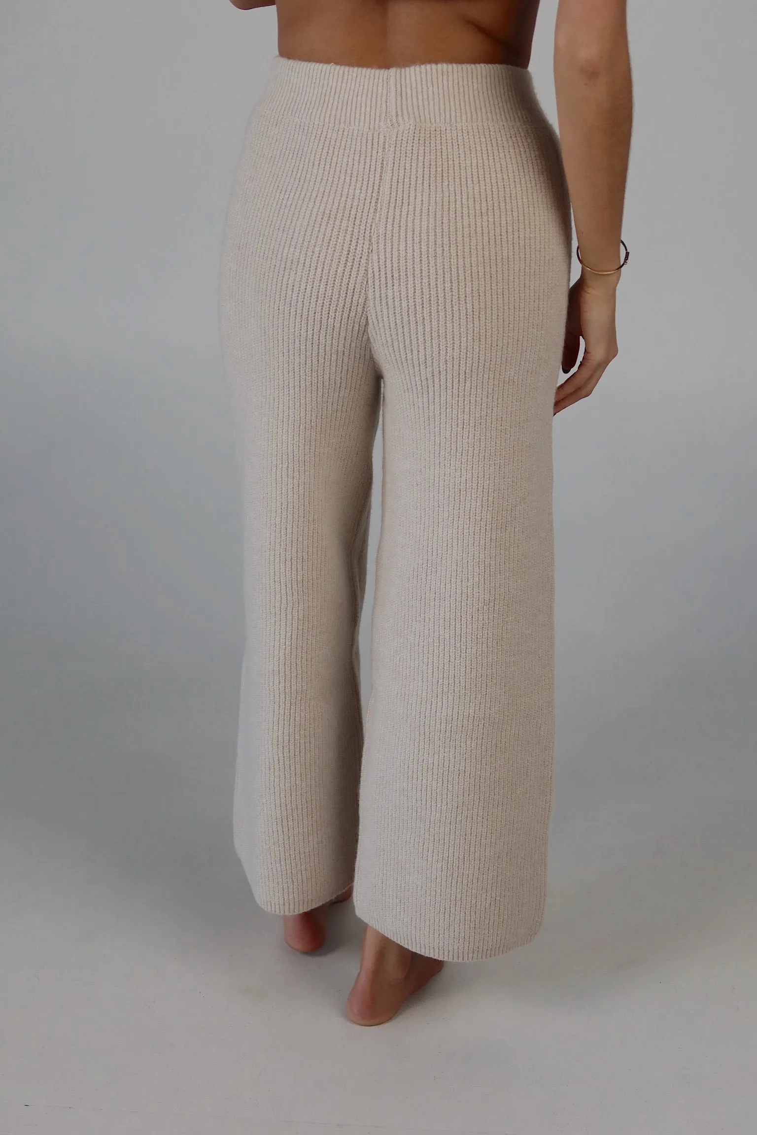 Cozy Knit Sweater Pants