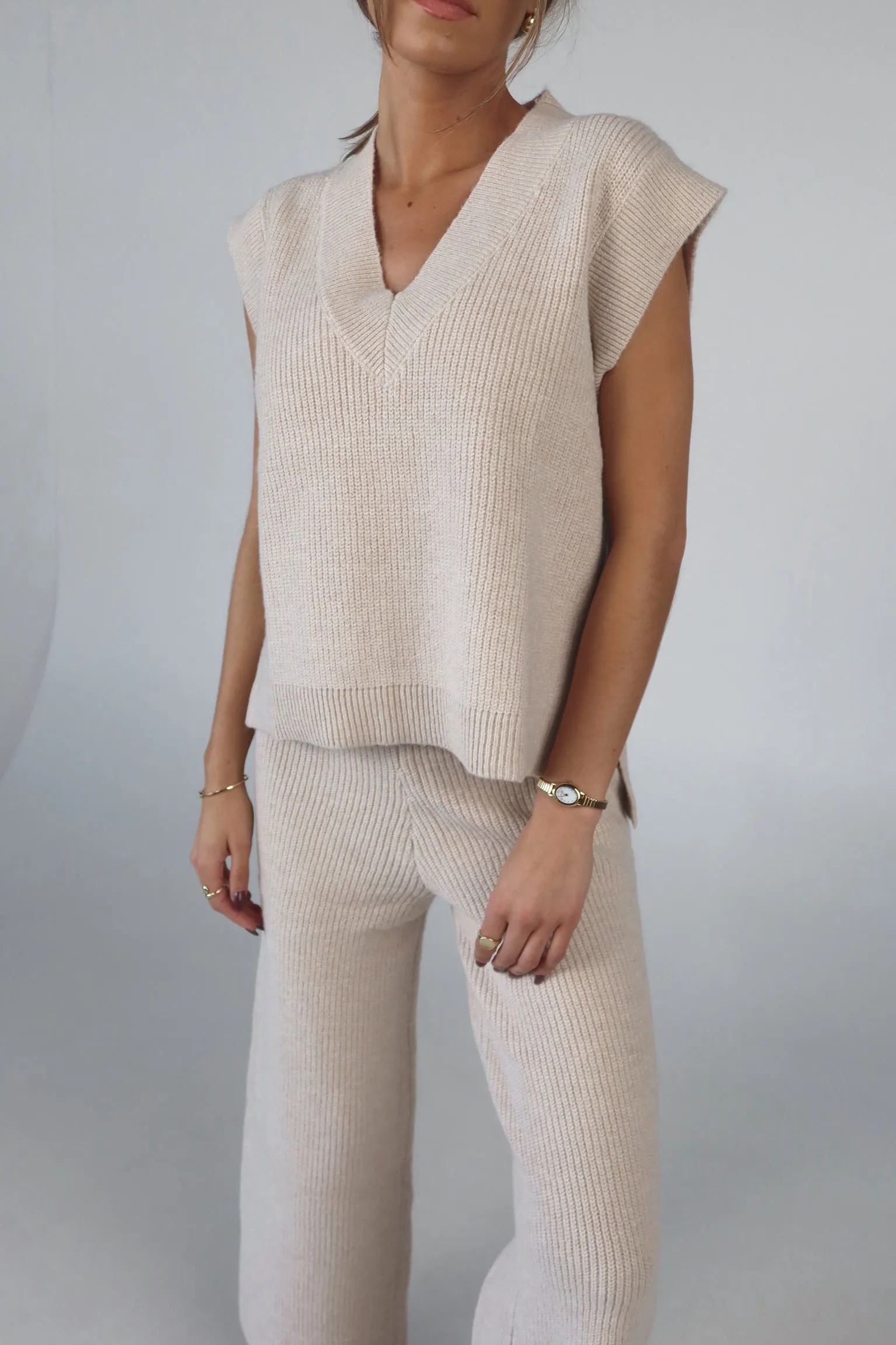 Cozy Knit Sweater Pants