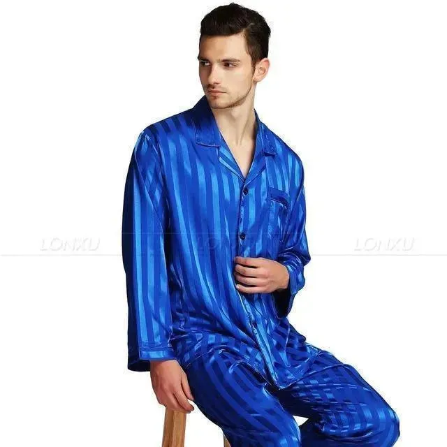 Cozy Stripes Men Pajamas Set