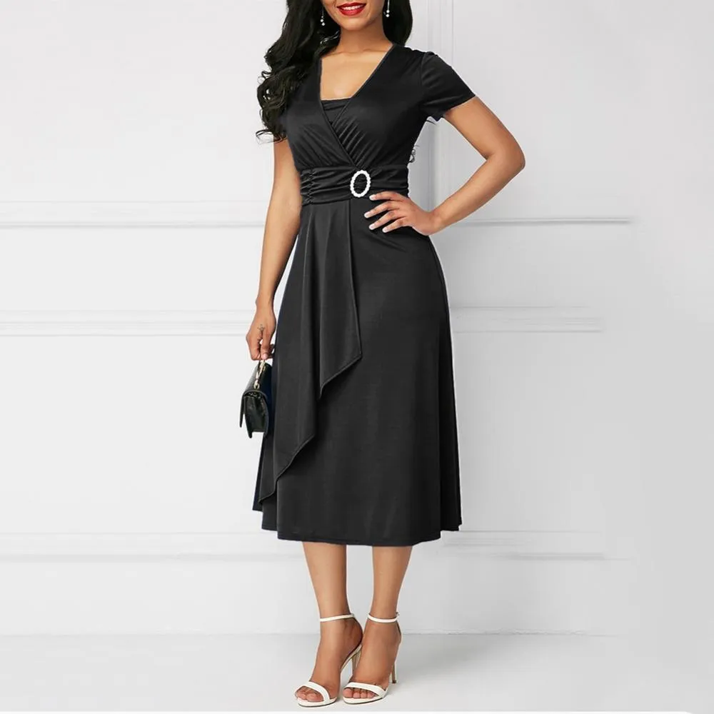 Elegant Asymmetric Dress