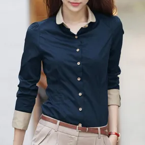 Florence - Sleek Office Waist-Tight Blouse for Women