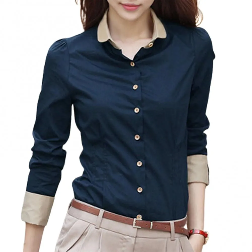 Florence - Sleek Office Waist-Tight Blouse for Women