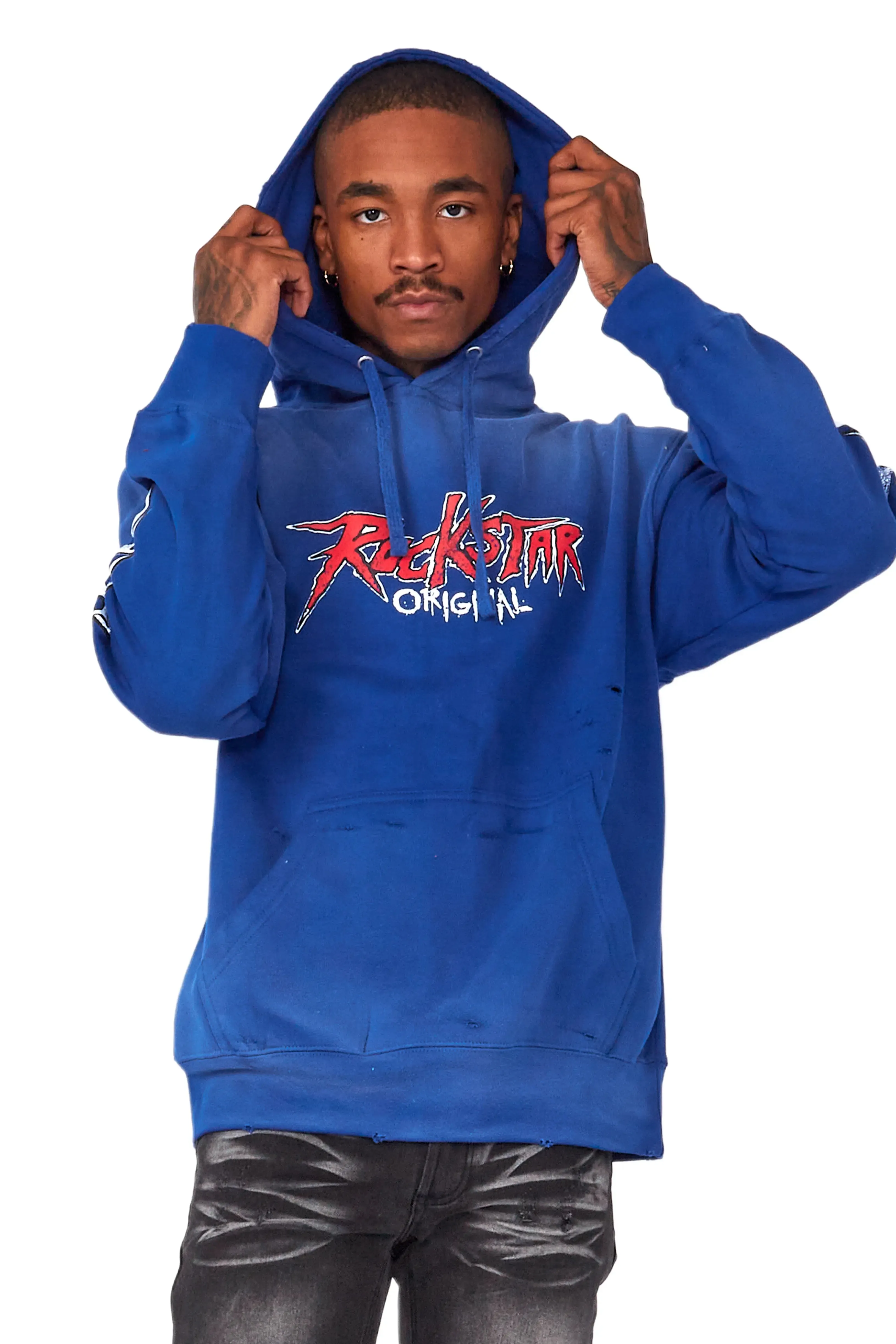 Gaston Royal Blue Graphic Hoodie