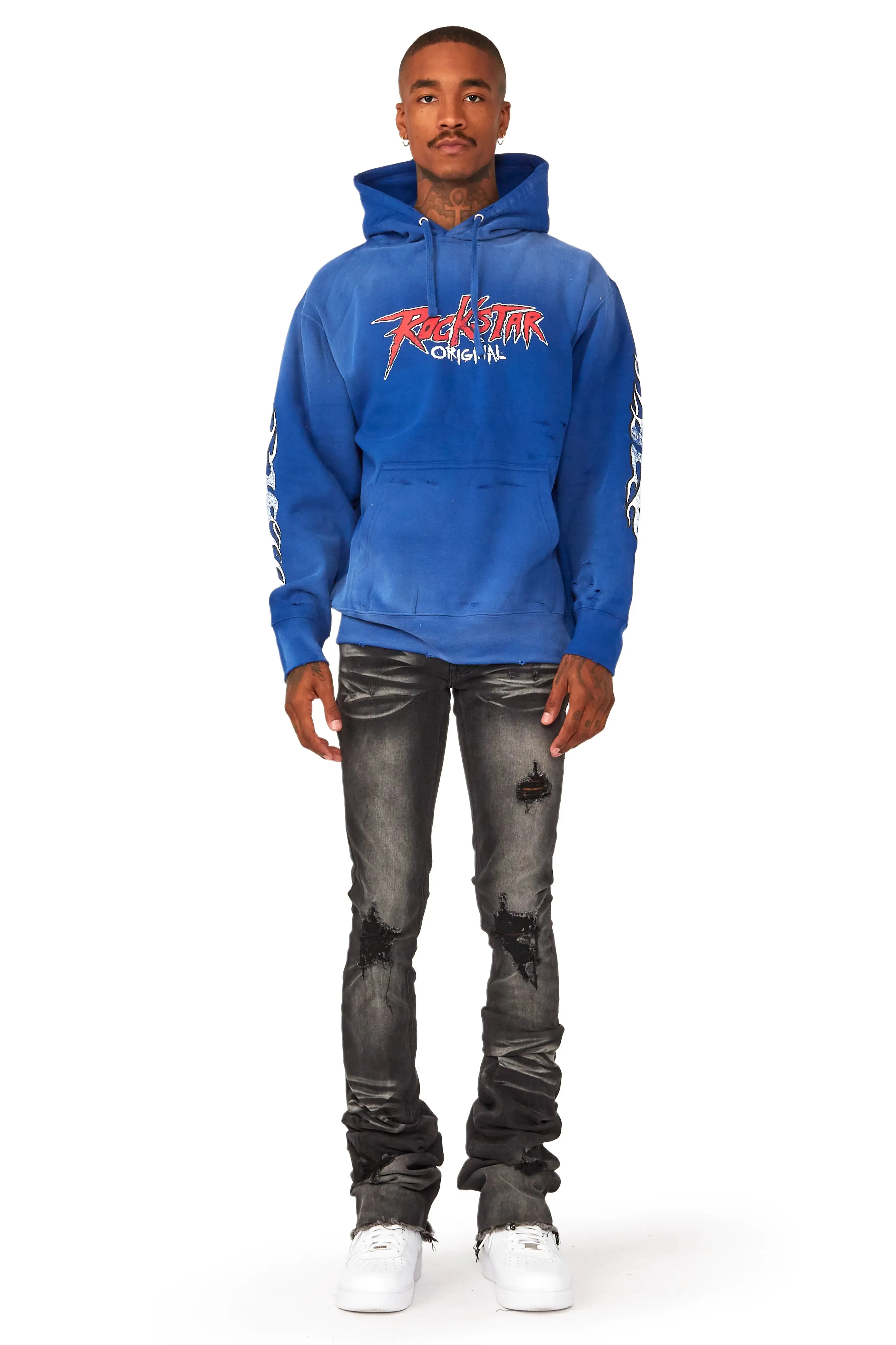 Gaston Royal Blue Graphic Hoodie