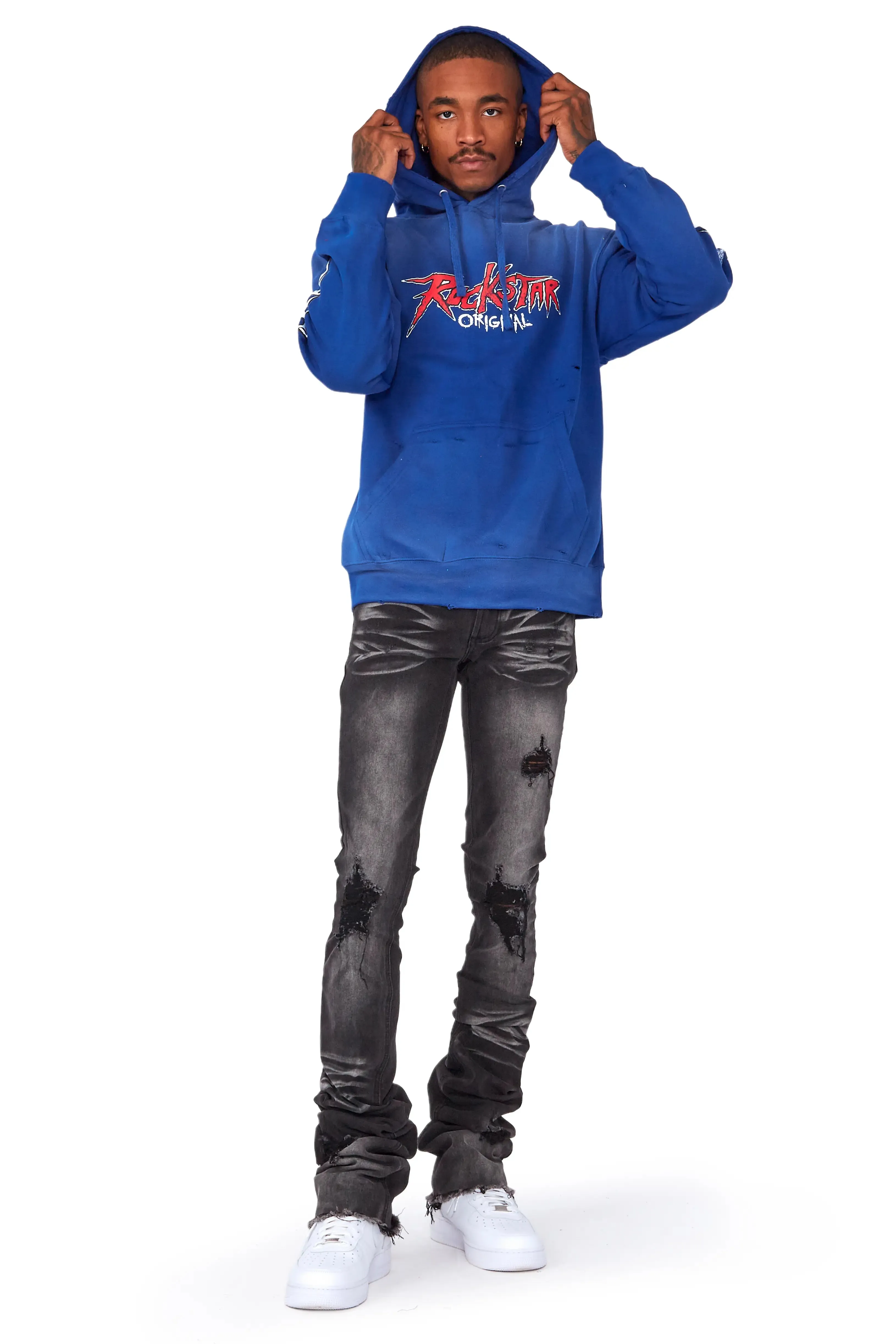 Gaston Royal Blue Graphic Hoodie