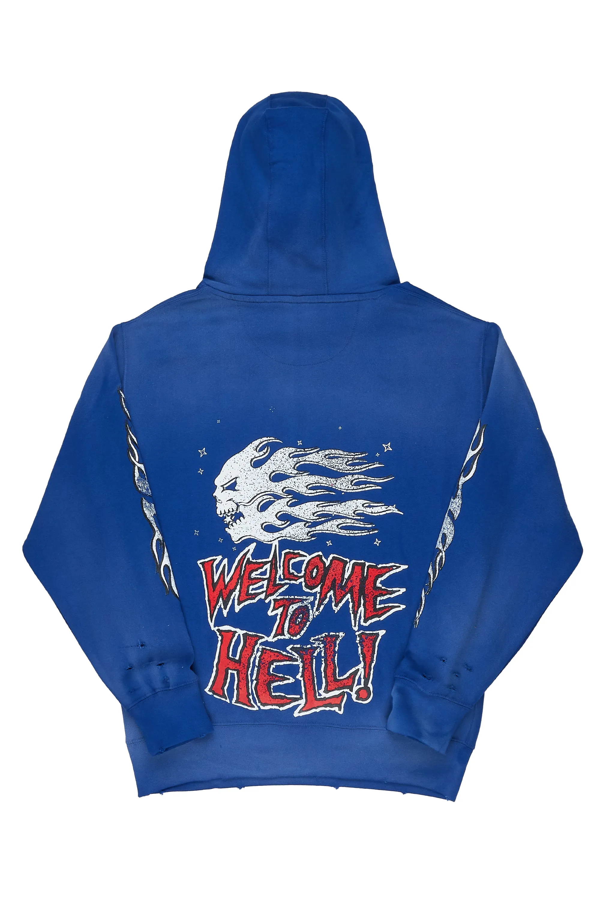 Gaston Royal Blue Graphic Hoodie