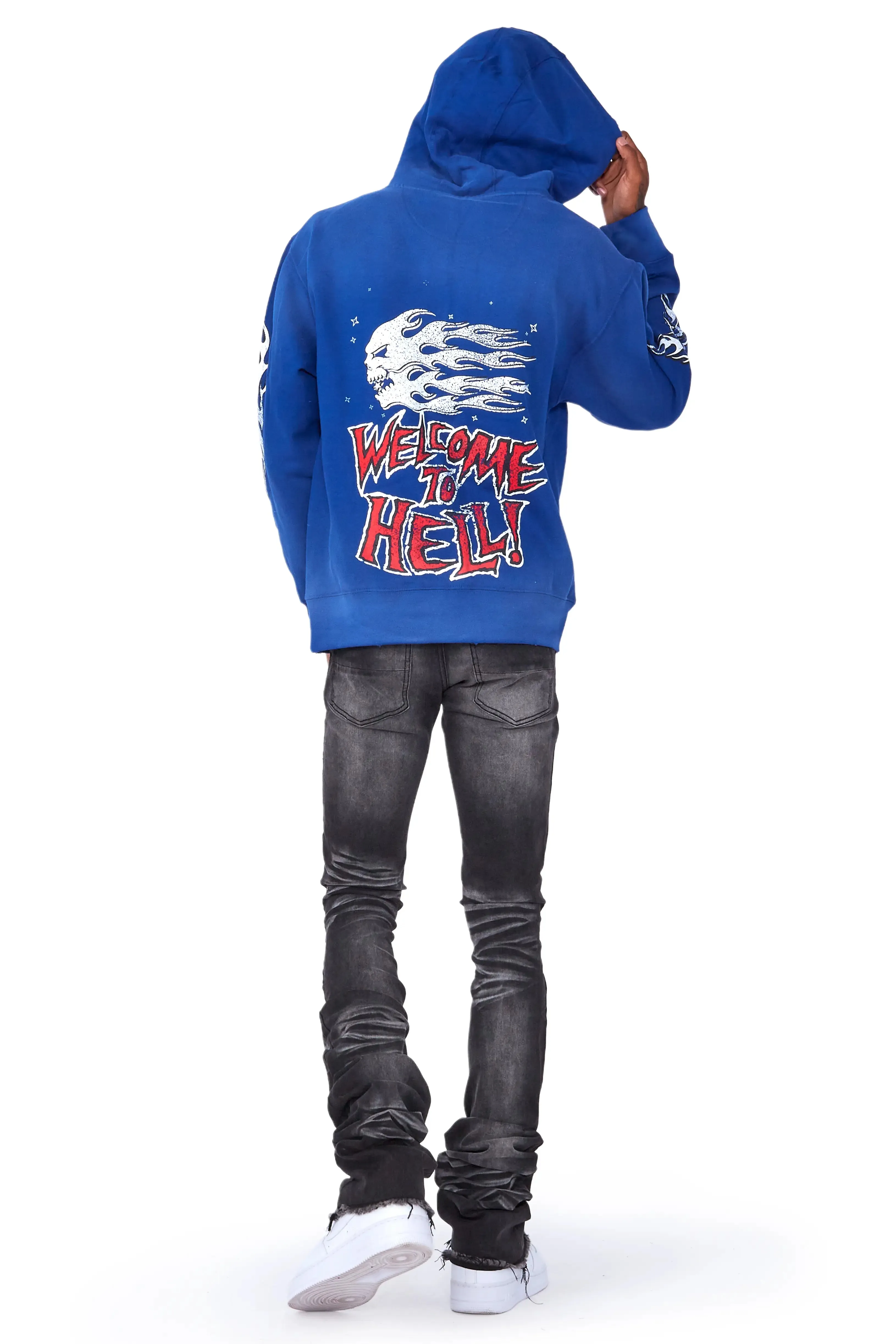 Gaston Royal Blue Graphic Hoodie