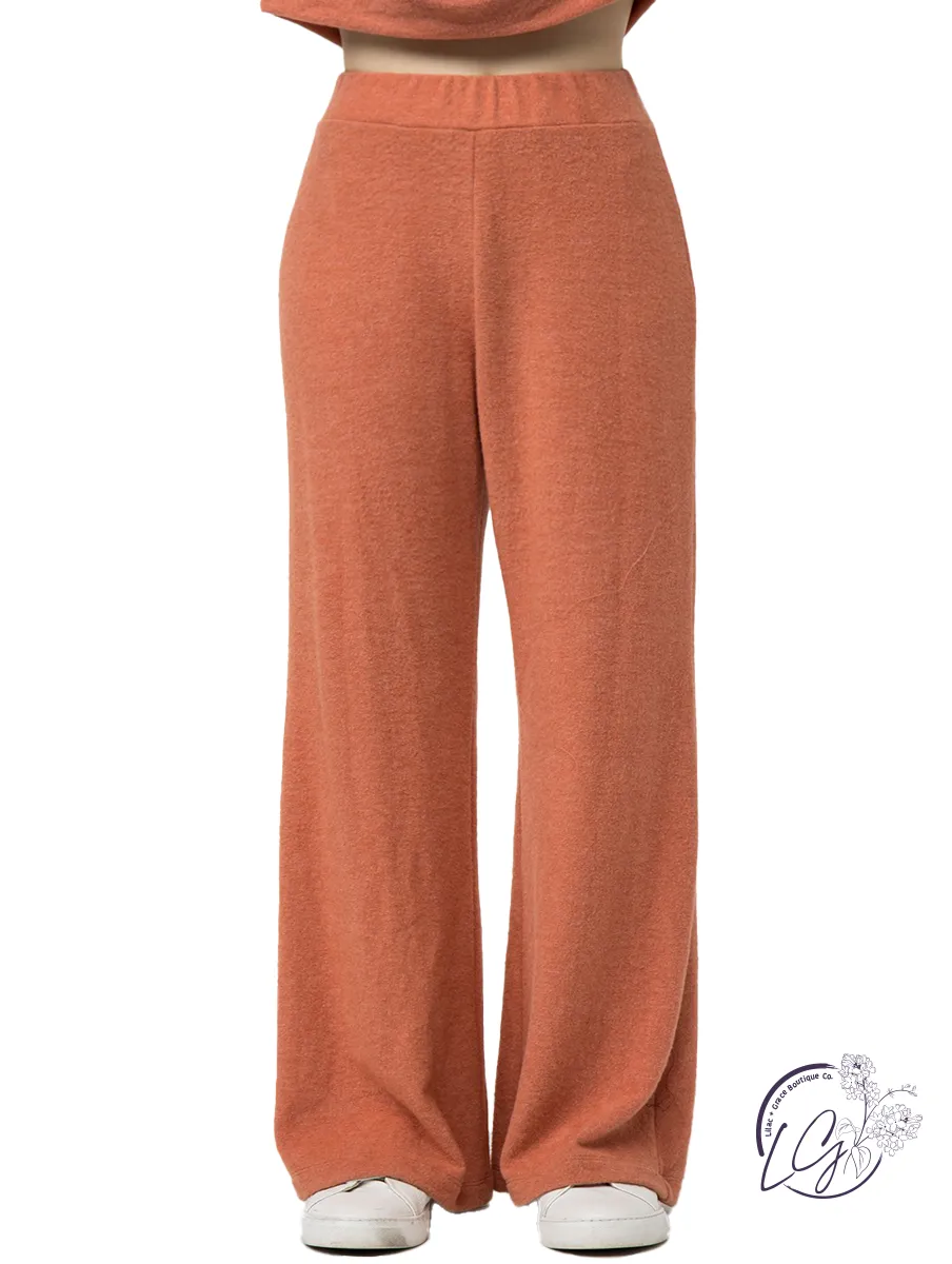 Getting Cozy Lounge Flare Pants