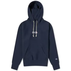 Hoodie END. x Champion Reverse Weave, dark blue