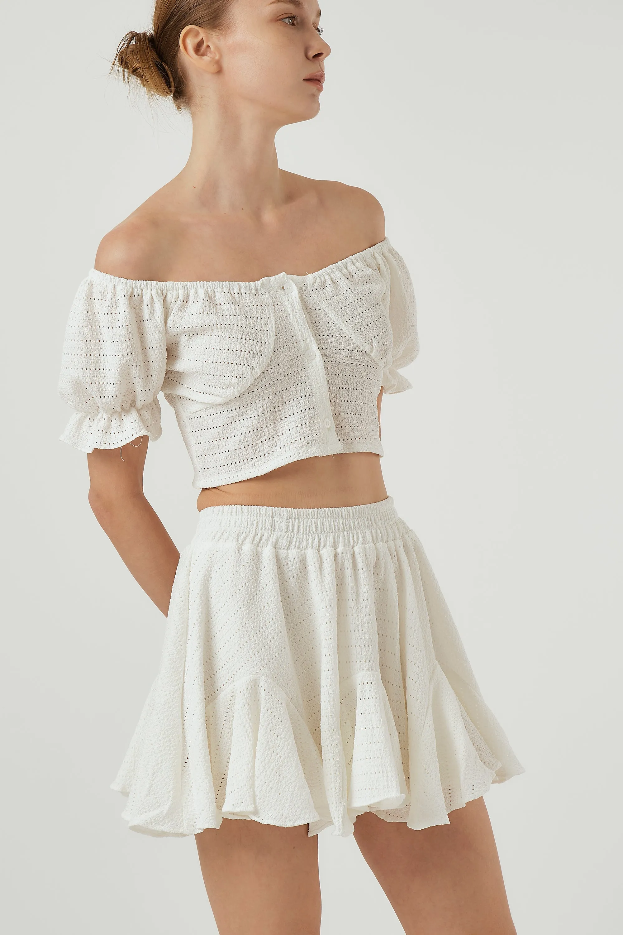 Ivy Pointelle Skirt