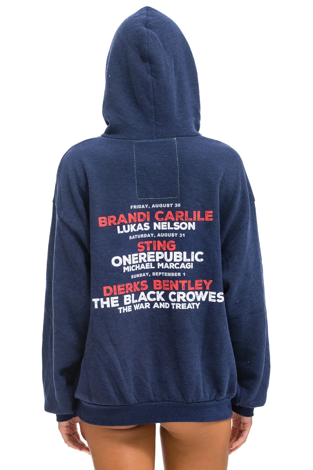 JAZZ ASPEN SNOWMASS 2024 PULLOVER HOODIE RELAXED - NAVY