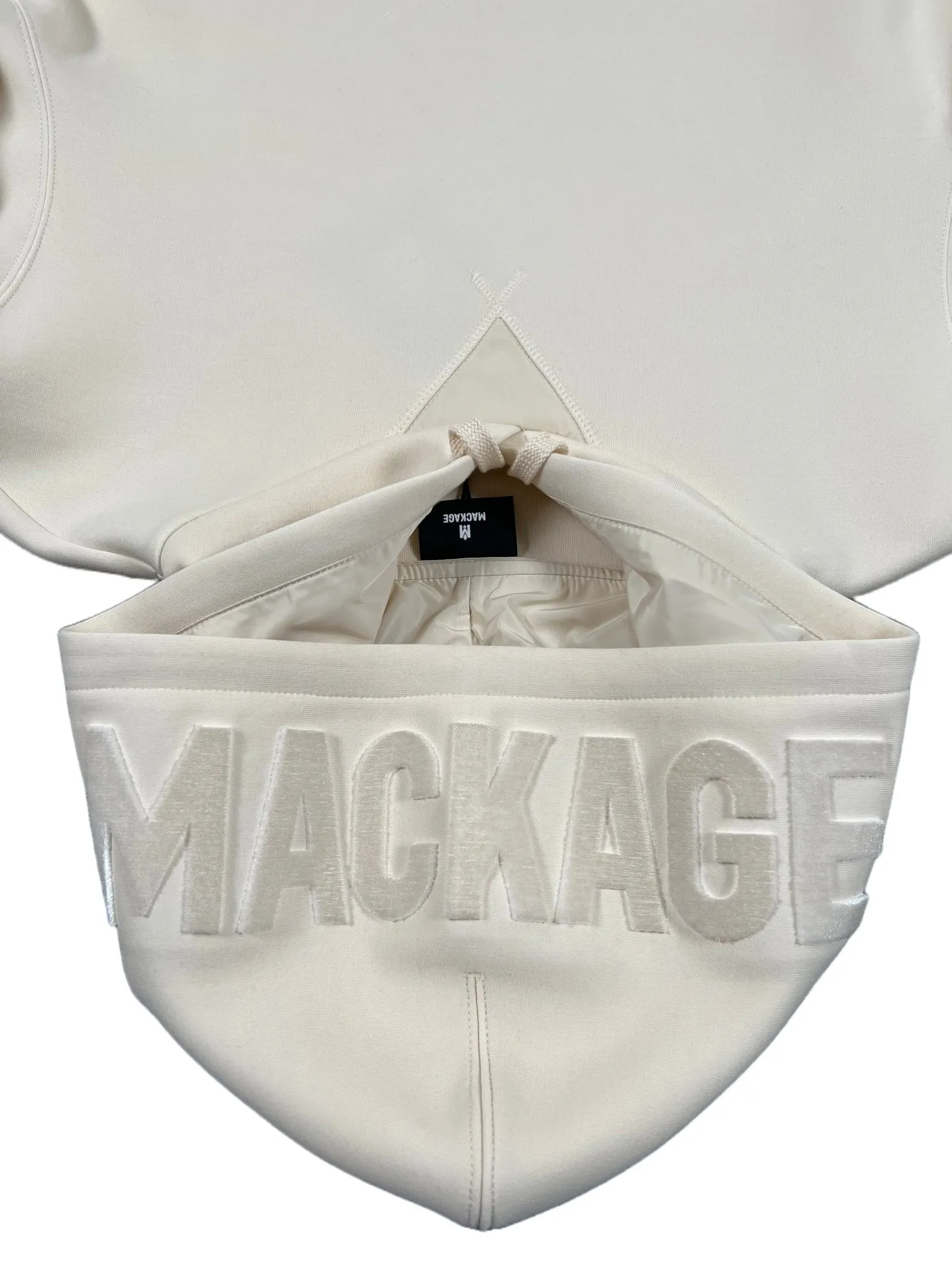 MACKAGE HOODIE KRYS-R L/S CREAM NEW