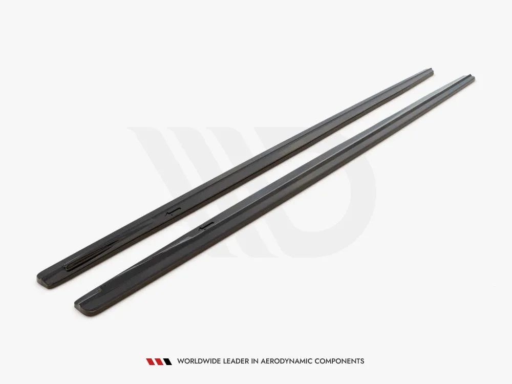 Maxton Design - SIDE SKIRTS DIFFUSERS BMW 7 LONG M-PACK G12 (2015-2018)