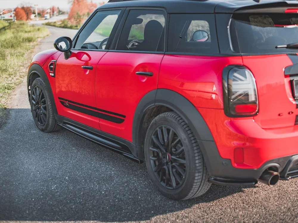 Maxton Design - SIDE SKIRTS DIFFUSERS MINI COUNTRYMAN MK2 F60 JCW (2018-2020)