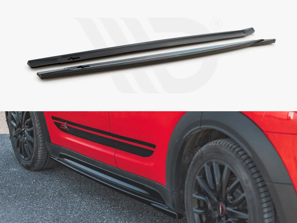 Maxton Design - SIDE SKIRTS DIFFUSERS MINI COUNTRYMAN MK2 F60 JCW (2018-2020)