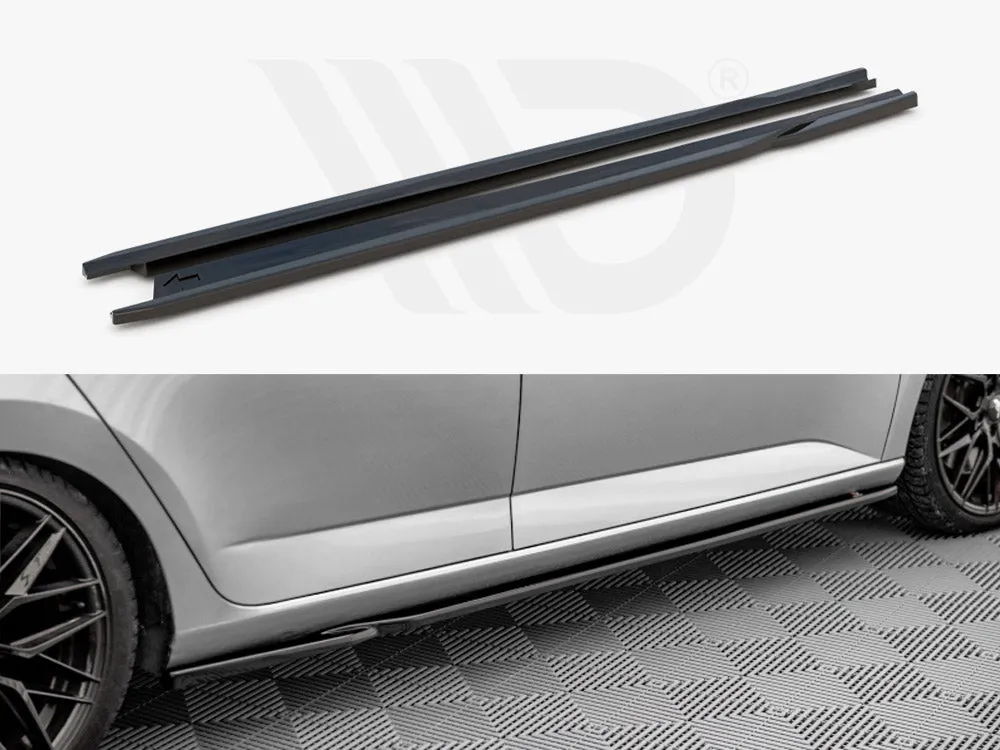 Maxton Design - SIDE SKIRTS DIFFUSERS SKODA FABIA MK3 (2014-2019)