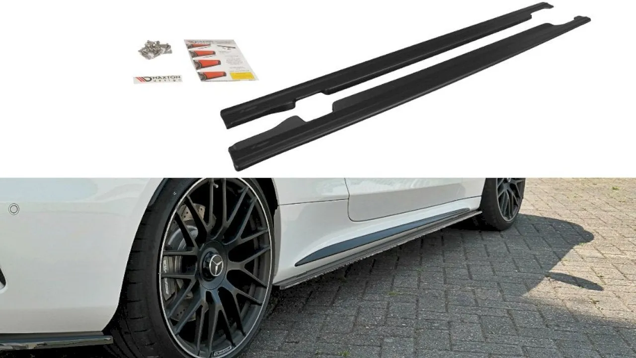 Maxton Design - SIDE SKIRTS SPLITTERS MERCEDES C 205 63 AMG COUPE (2016-2018)