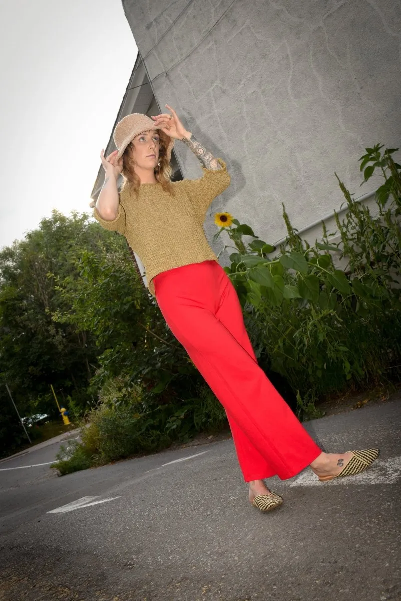 Mercedes Morin Flare Pants (Red)