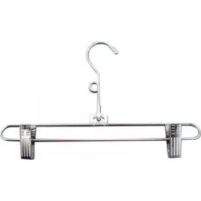 METAL SKIRT & PANT HANGER WITH LOOP 12"  PACK 100