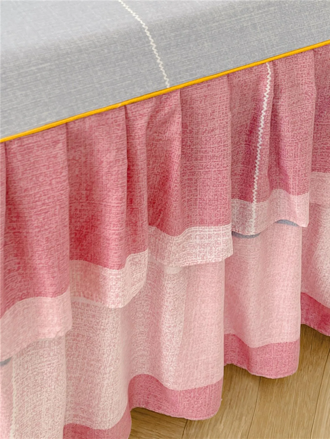 Modern Style Bed Skirt In Multiple Colors With Thickened, Brushed & Skin-friendly Softness