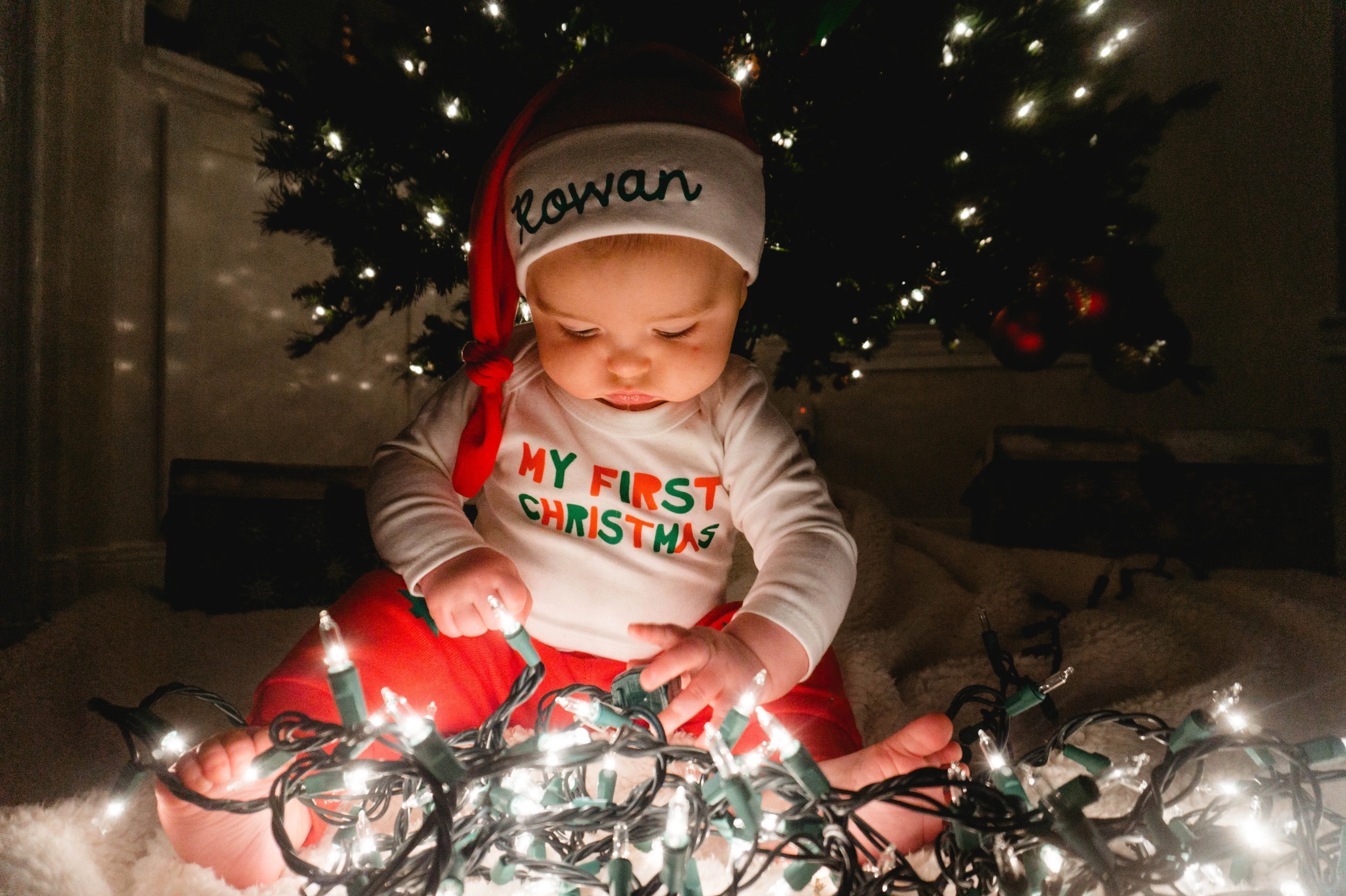 My First Christmas Classic | White Onesie