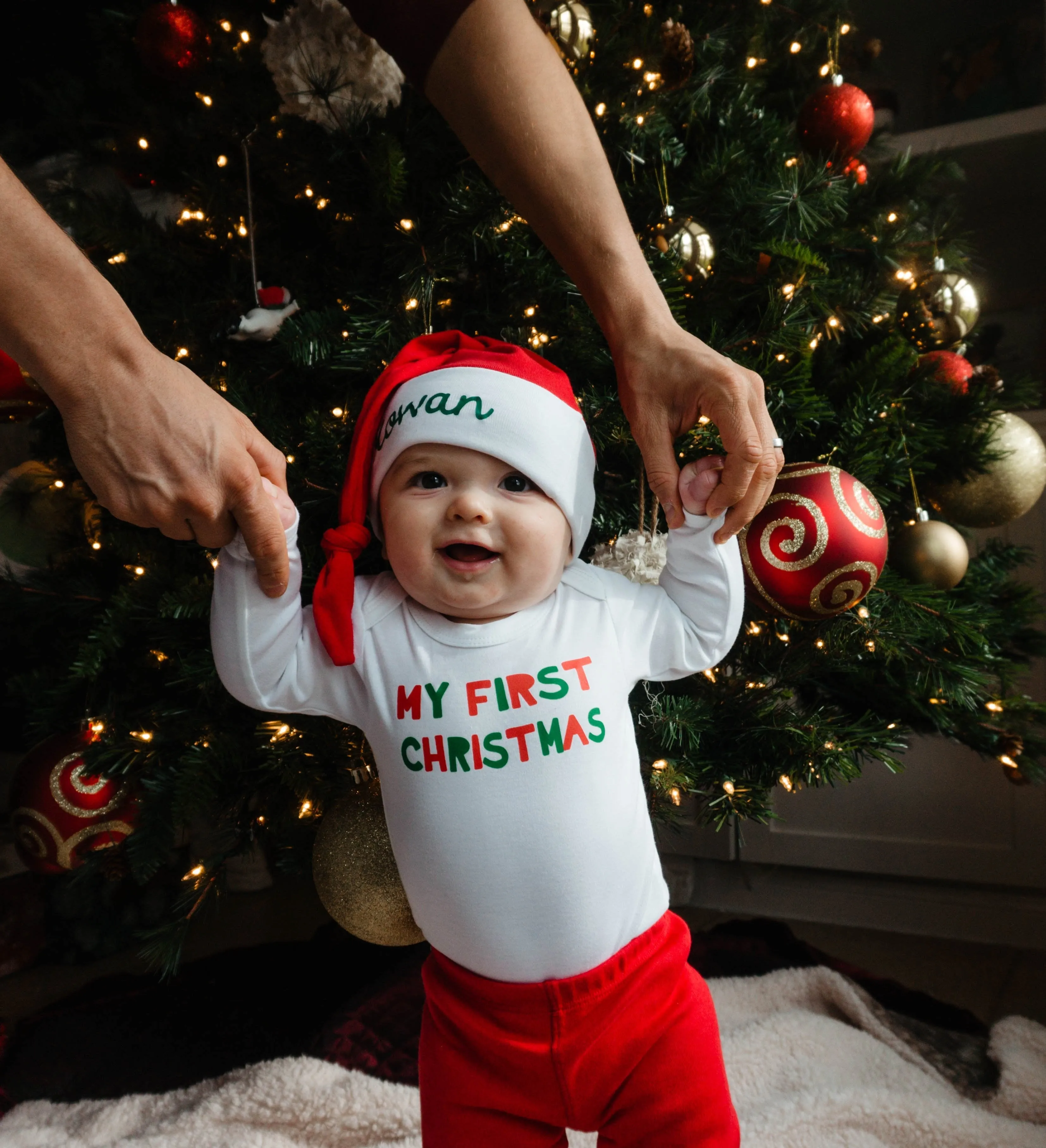 My First Christmas Classic | White Onesie