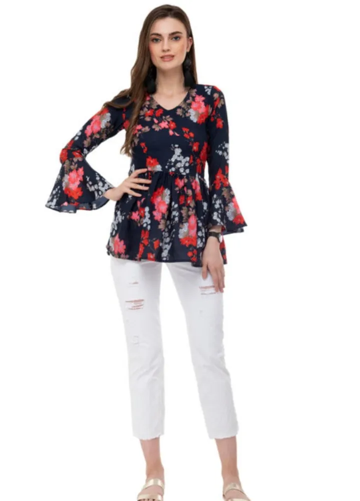 New Look Trendy Crepe Women's Tops