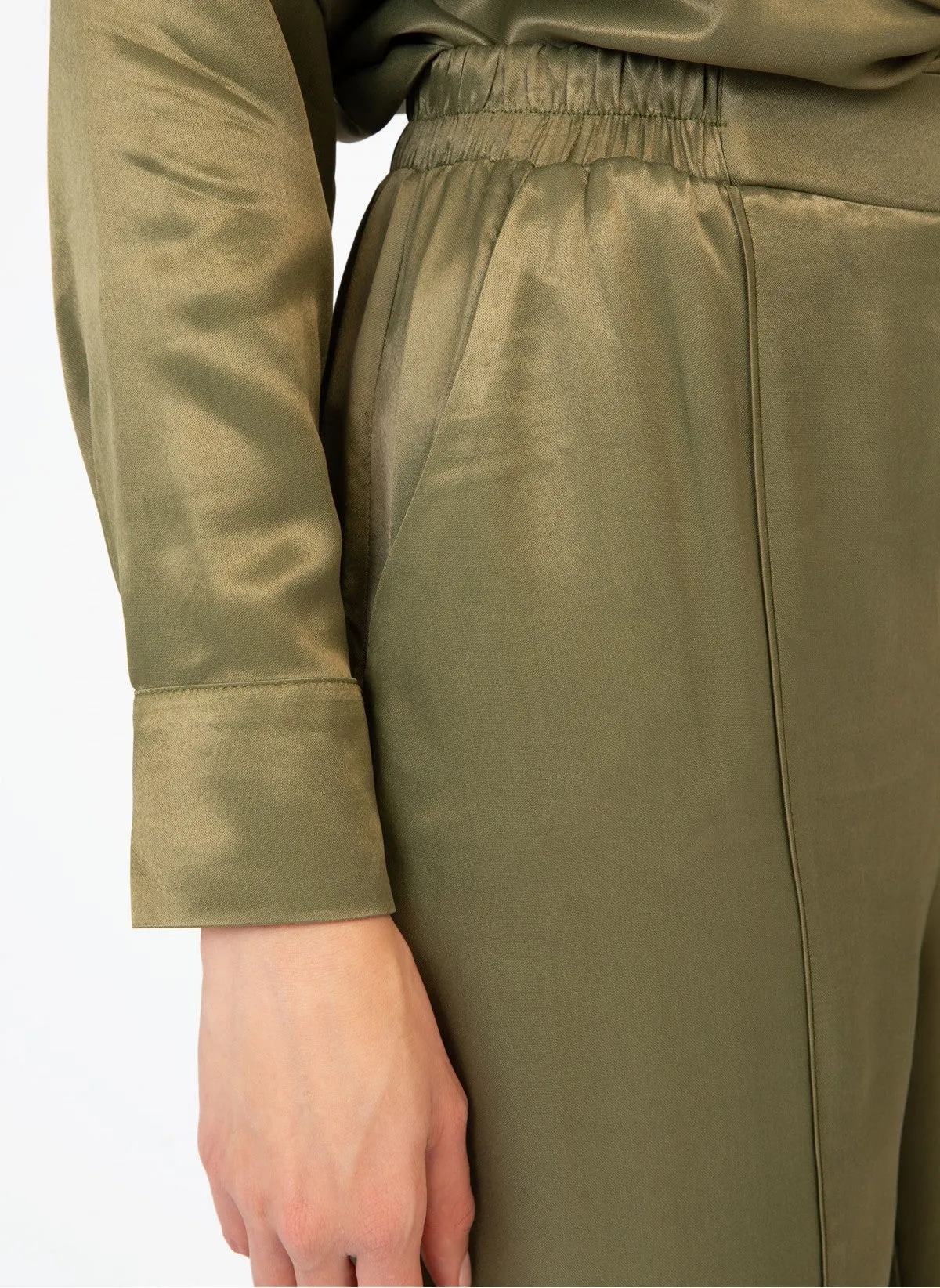 OLIVE GREEN CHIC PANTS