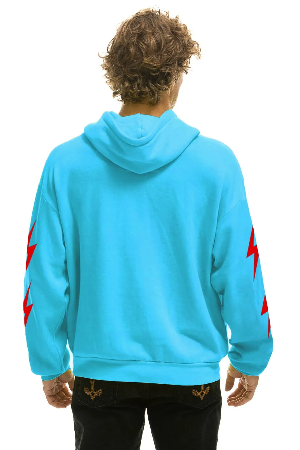 OUTSIDE LANDS 2024 RELAXED PULLOVER HOODIE - NEON BLUE