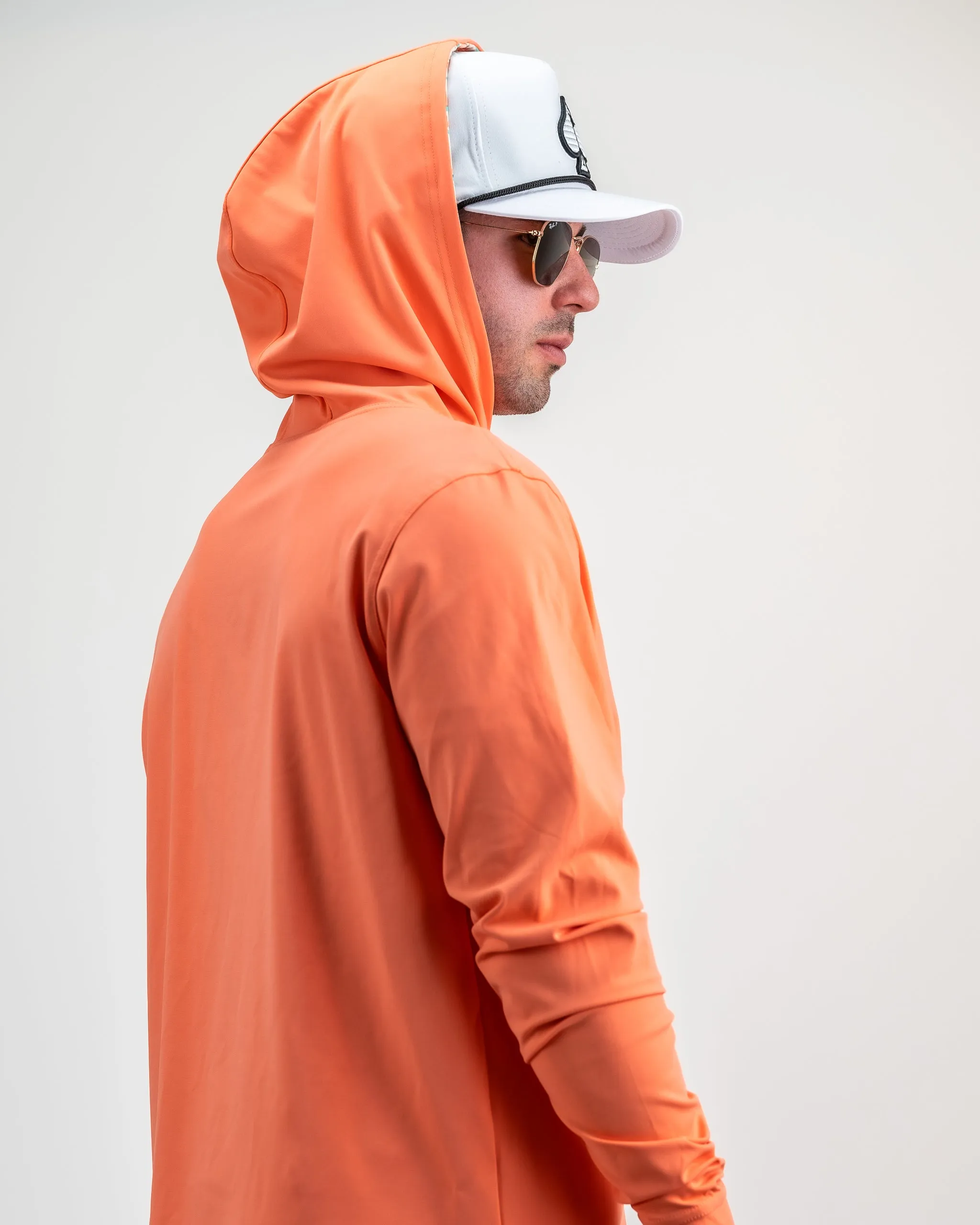 Performance Golf Hoodie - Birds of Paradise