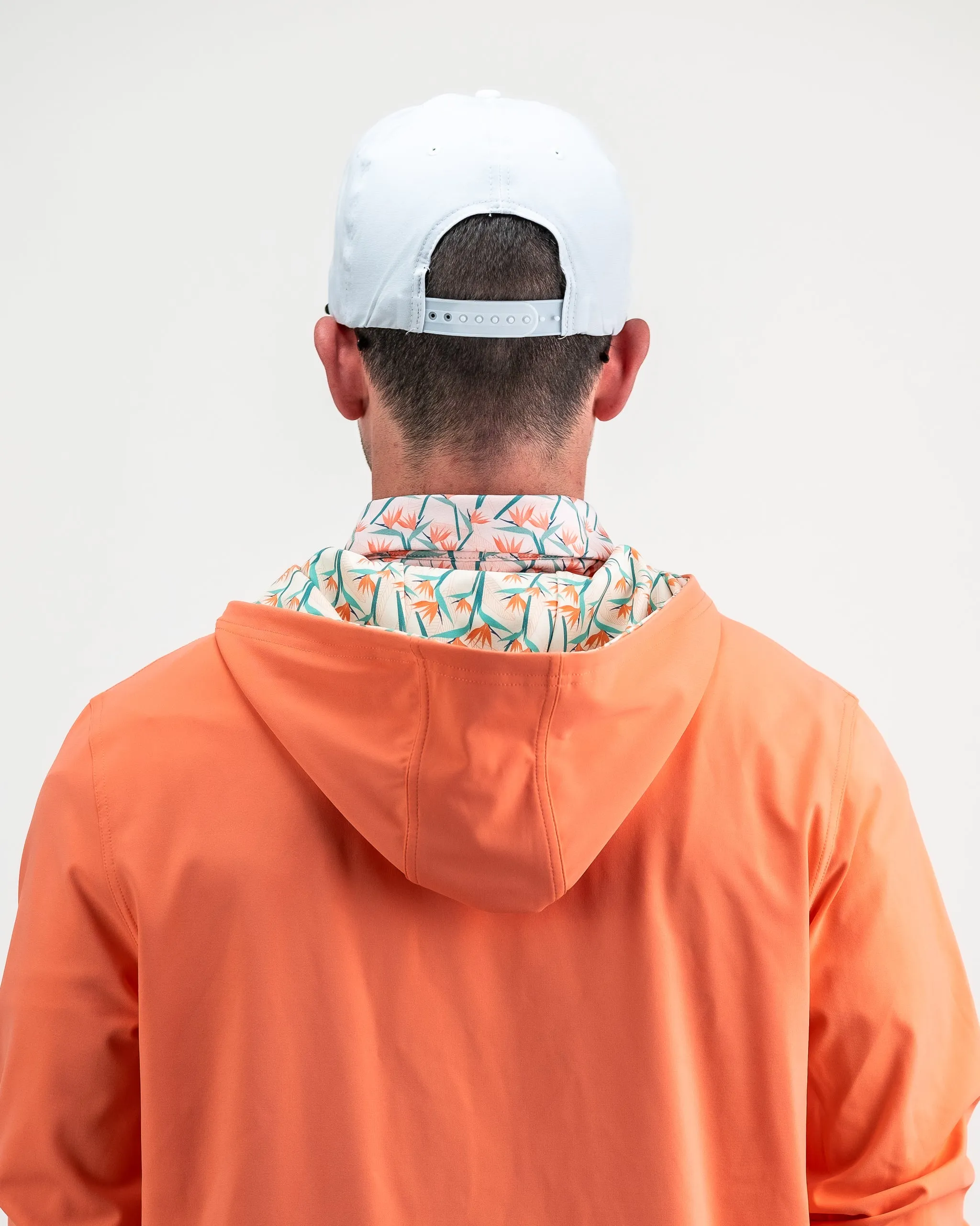 Performance Golf Hoodie - Birds of Paradise