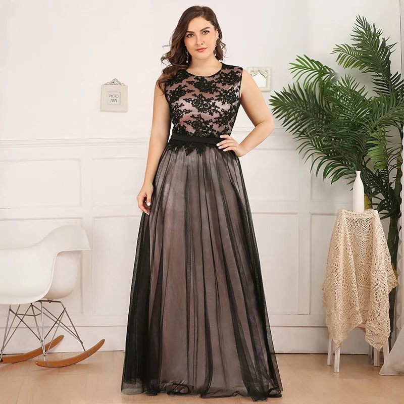 Plus Size Elegant Evening Dresses