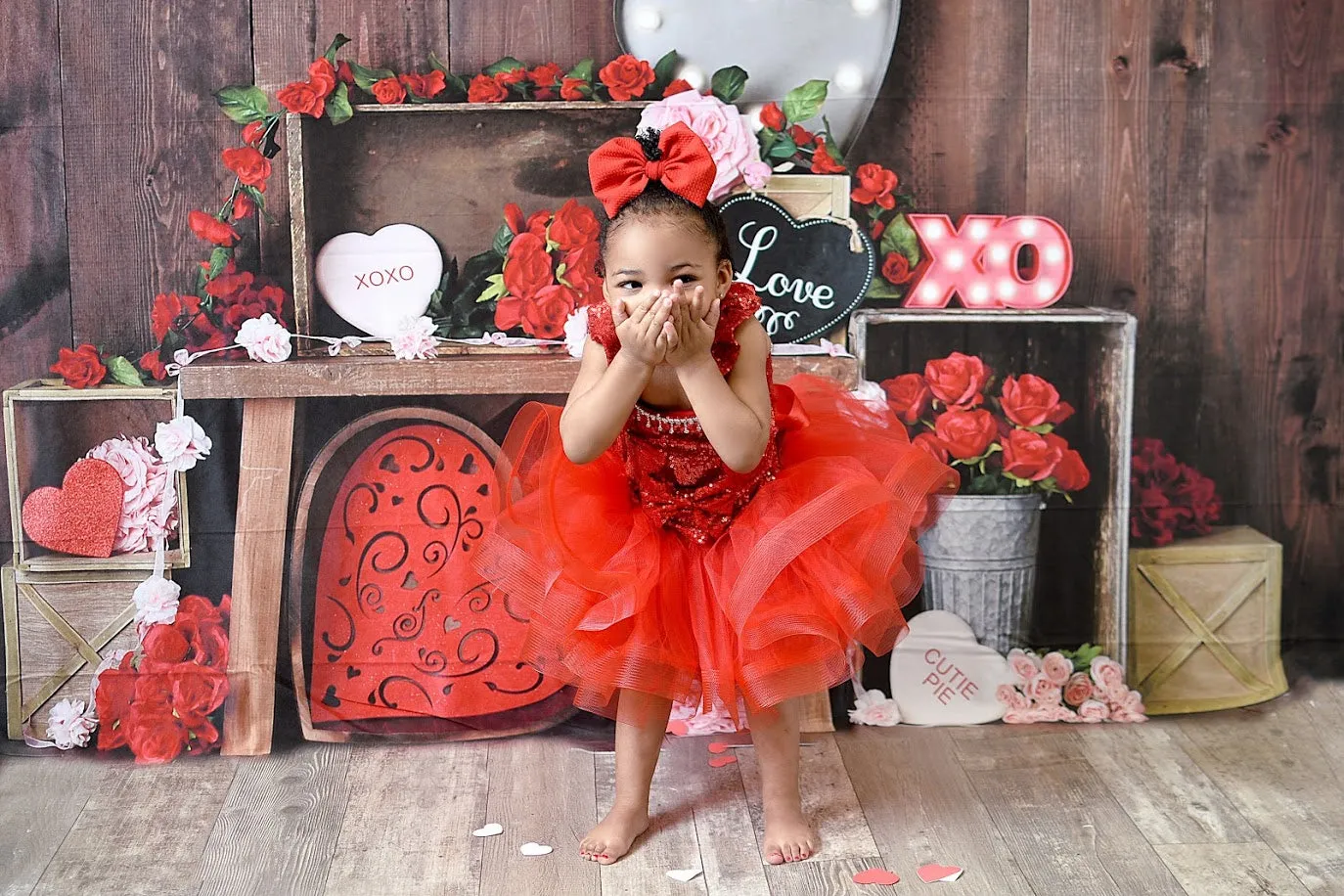 Red Tutu Dress, Red Pageant Dress, Red Sequin Tutu