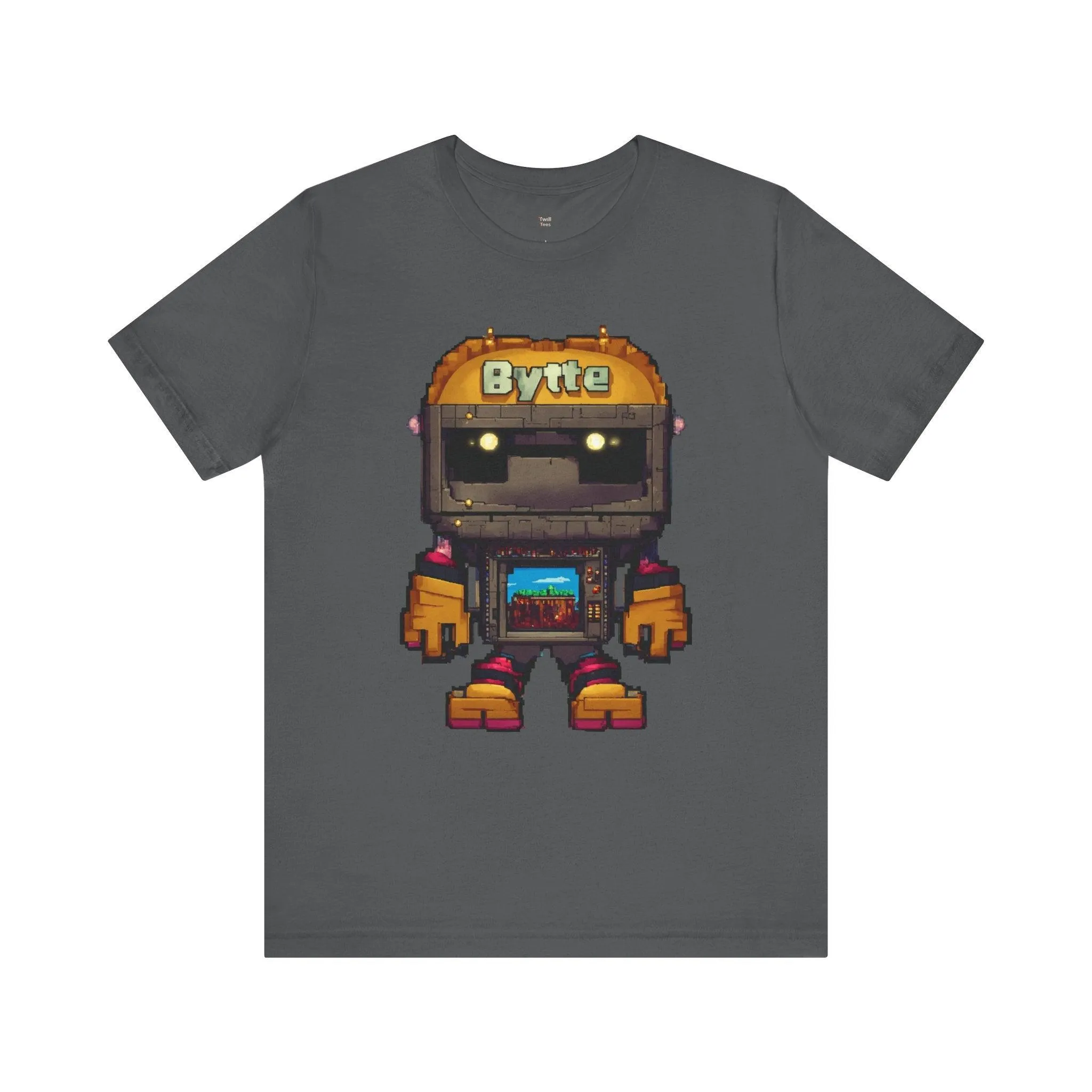 Retro Gaming Bytte Bot T Shirt