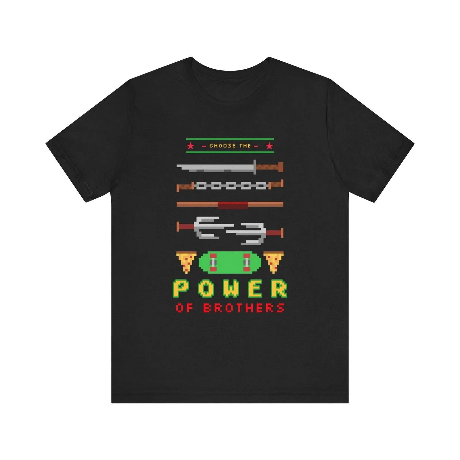 Retro Gaming Power of Brothers T Shirt