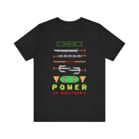 Retro Gaming Power of Brothers T Shirt